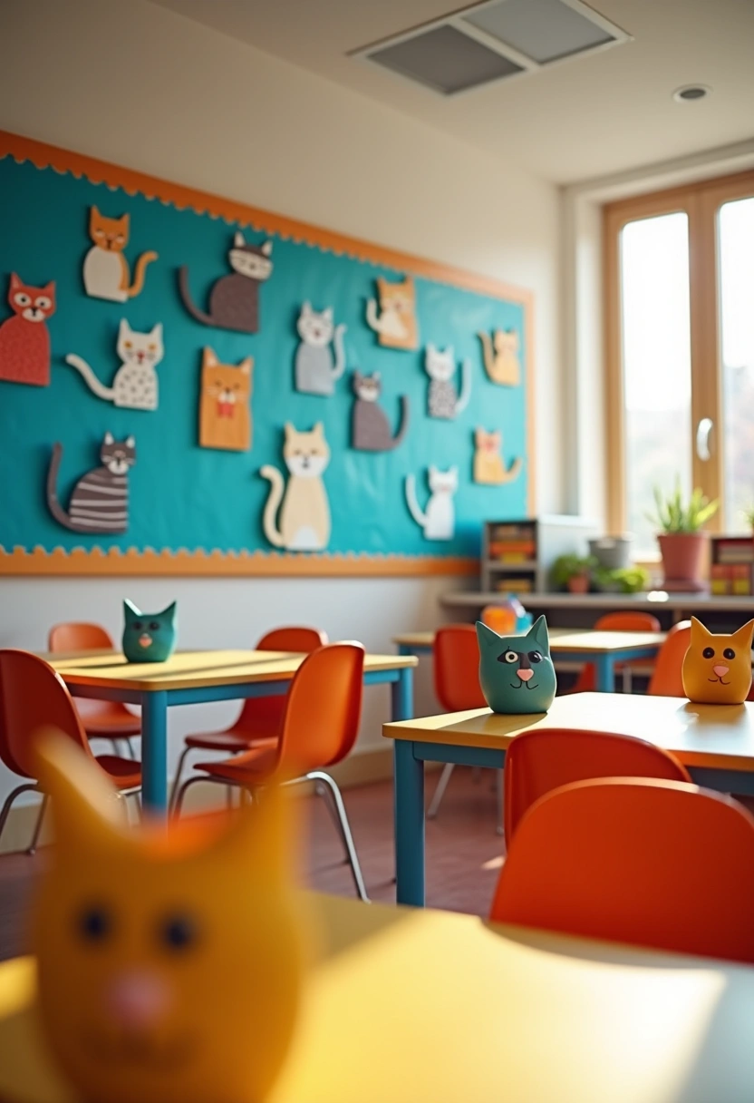 cat classroom decor 11