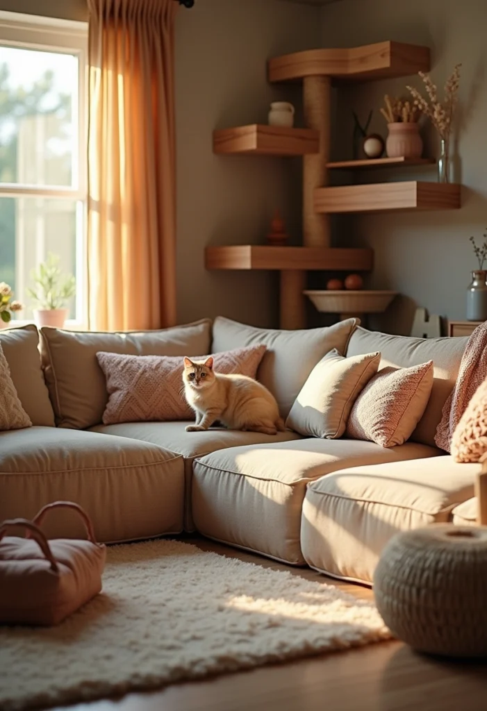 cat friendly room decor 1