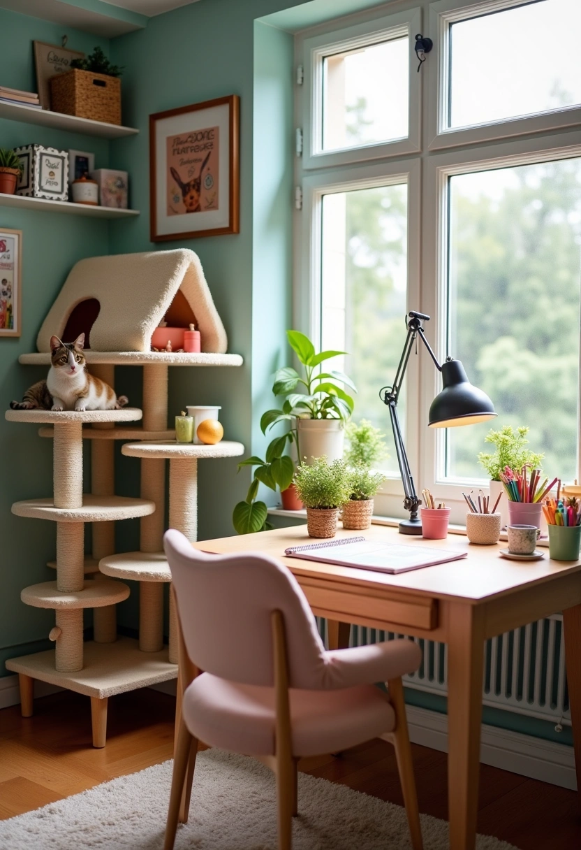 cat house decor 15