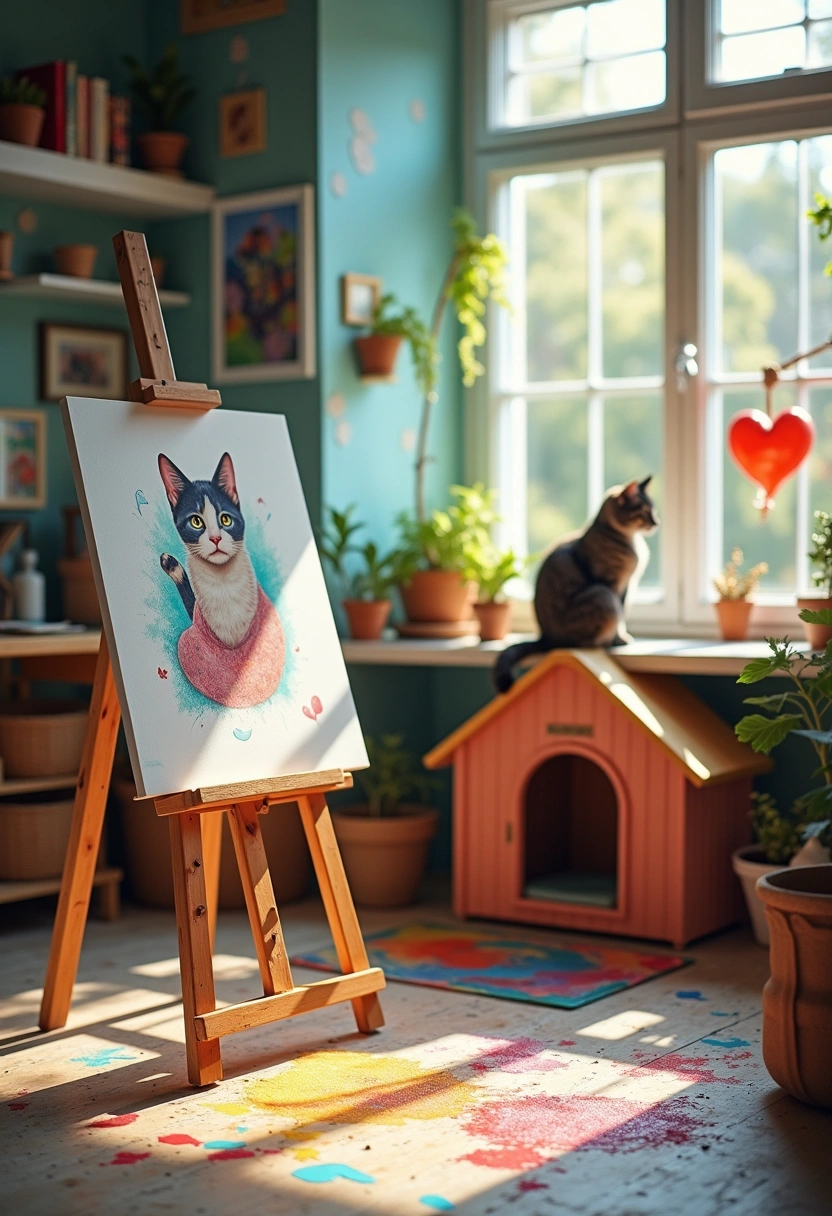 cat house decor 17