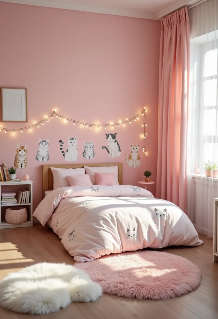 cat room decor girls bedroom 1