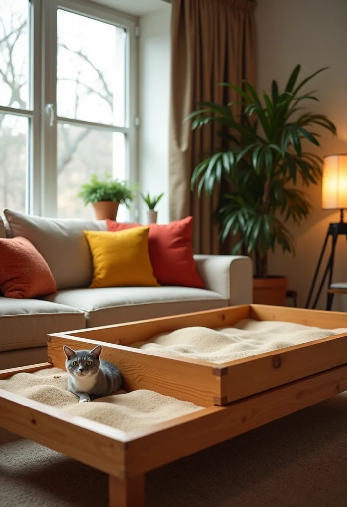 cat sandbox ideas 1