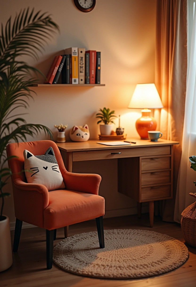 cat themed office decor 14