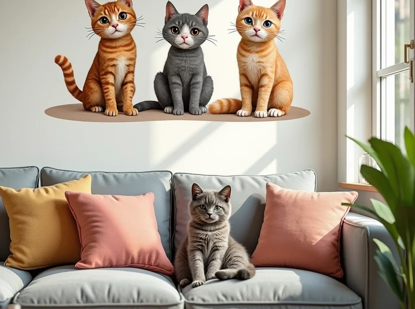 cat wall decor 1