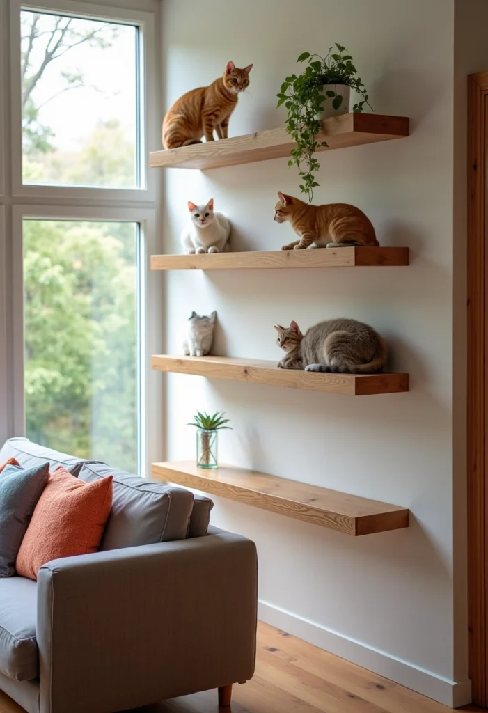 Cat Wall Furniture Ideas: Merging Style and Functionality for Feline Friends cat wall furniture ideas 1