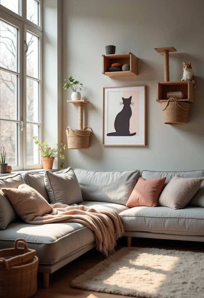 Cat Wall Ideas: Creative and Functional Spaces for Feline Friends cat wall ideas 1