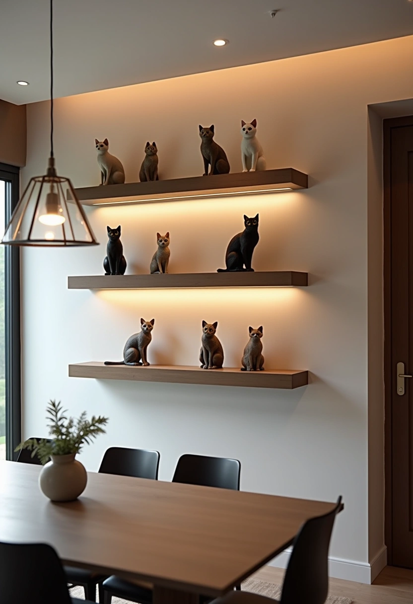 cat wall shelves decor 12