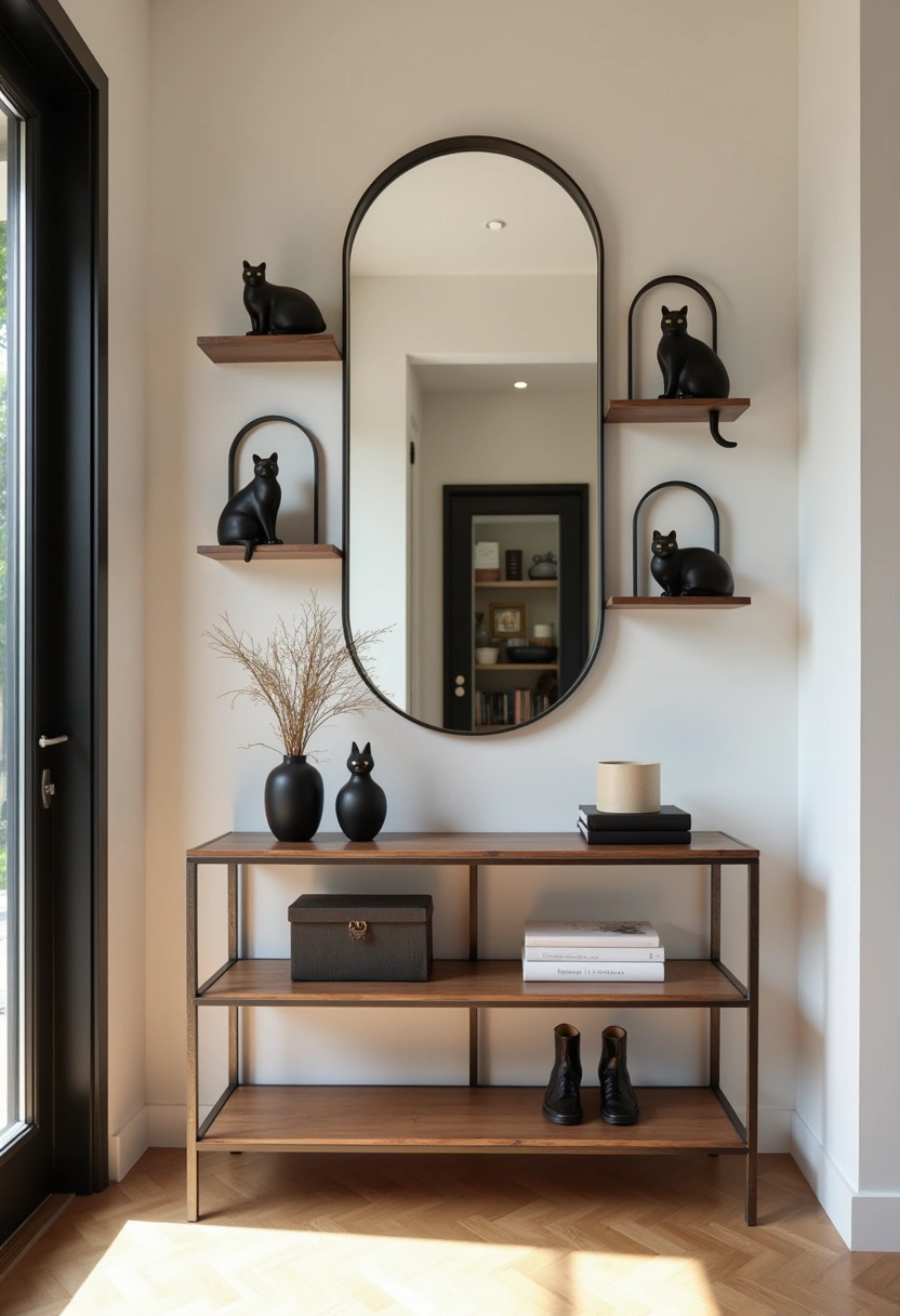 cat wall shelves decor 7