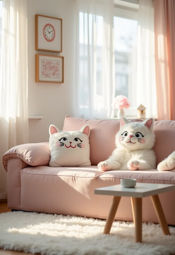 Cute Cat Decor: Creating Purr-fect Spaces with Feline Charm cute cat decor 1