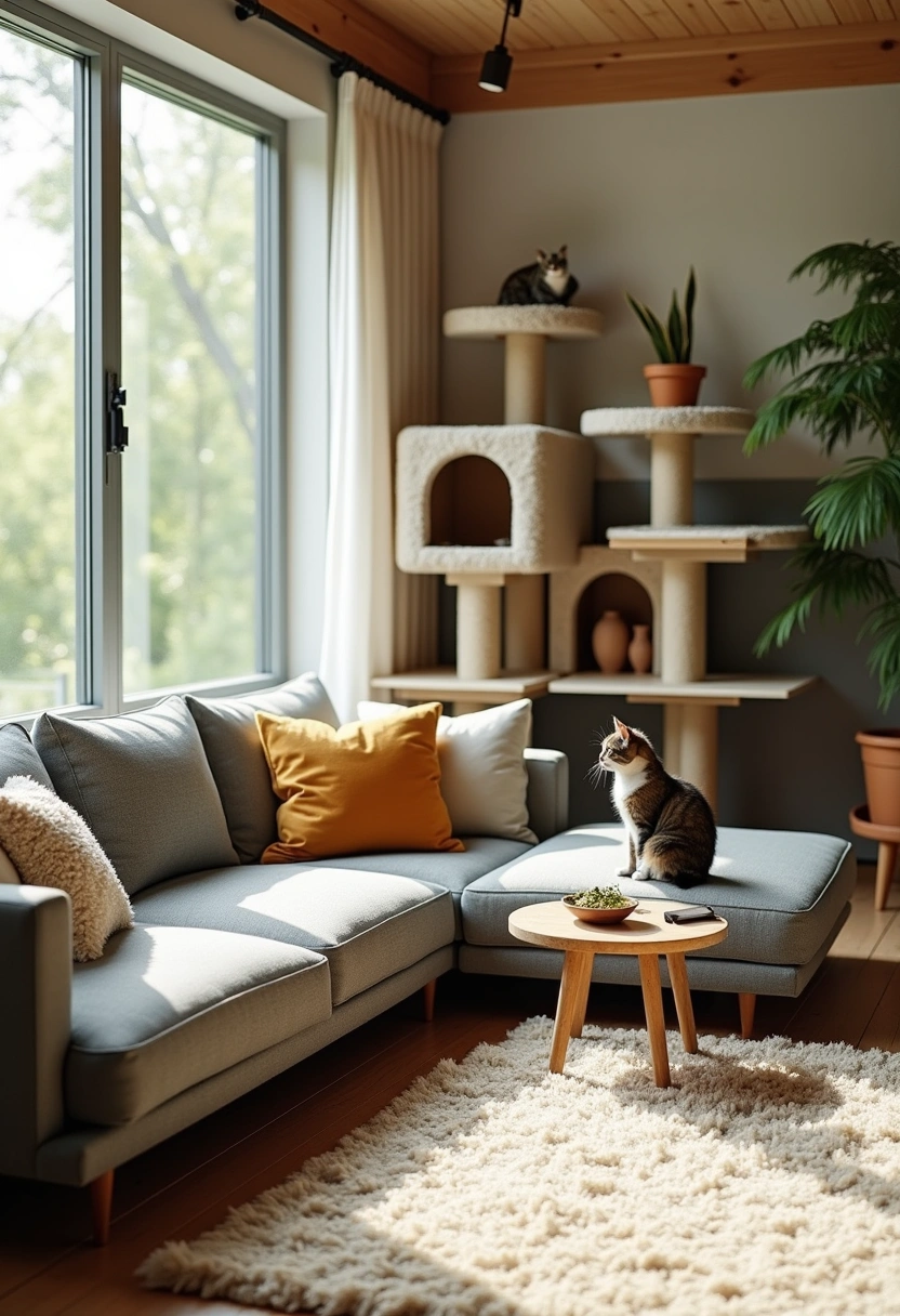 diy cat tower ideas 1