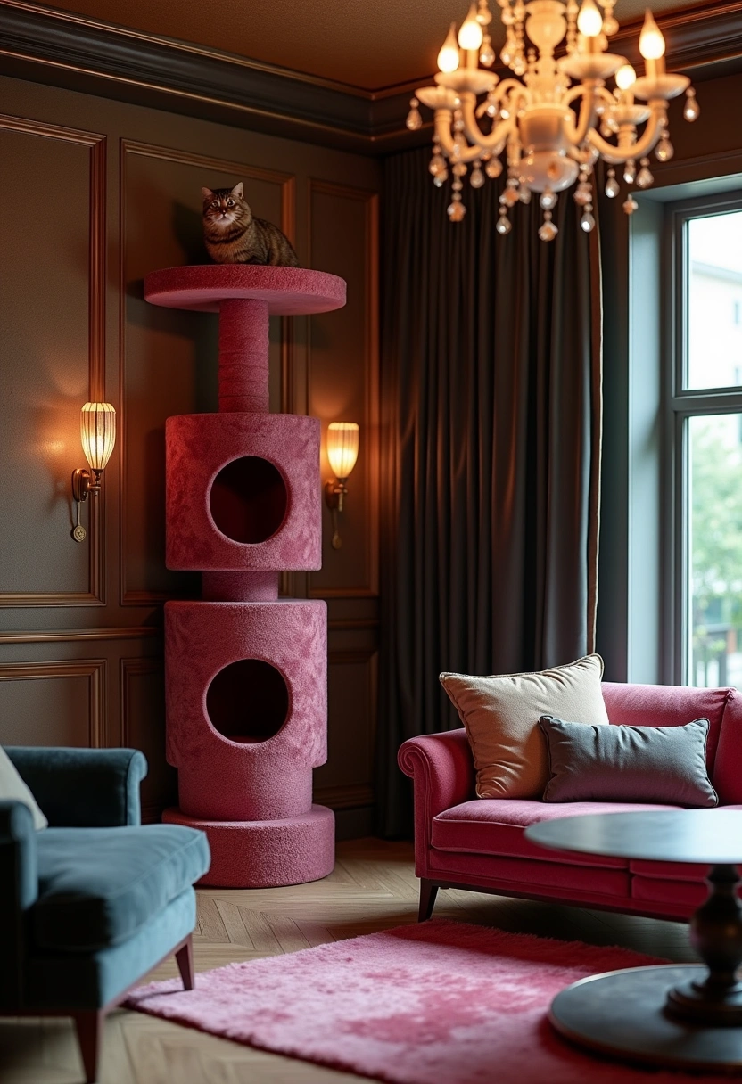 diy cat tower ideas 10