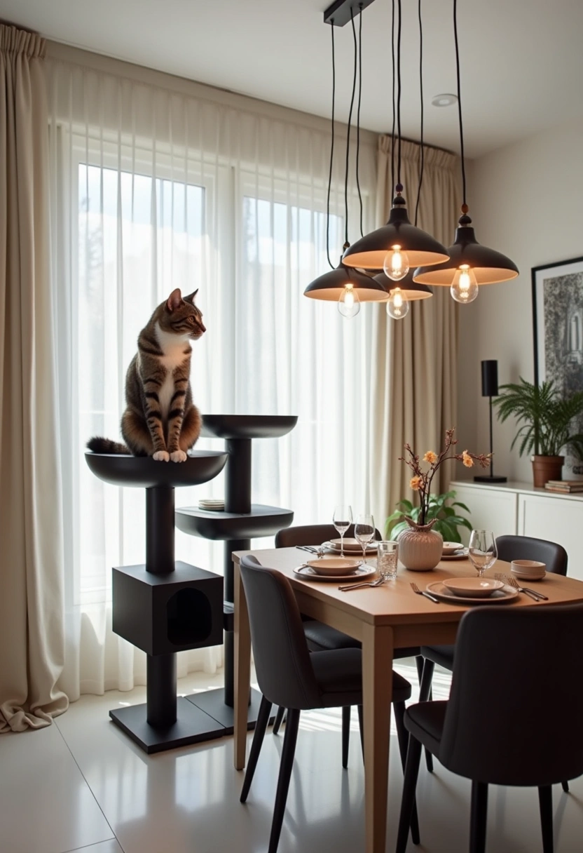 diy cat tower ideas 13