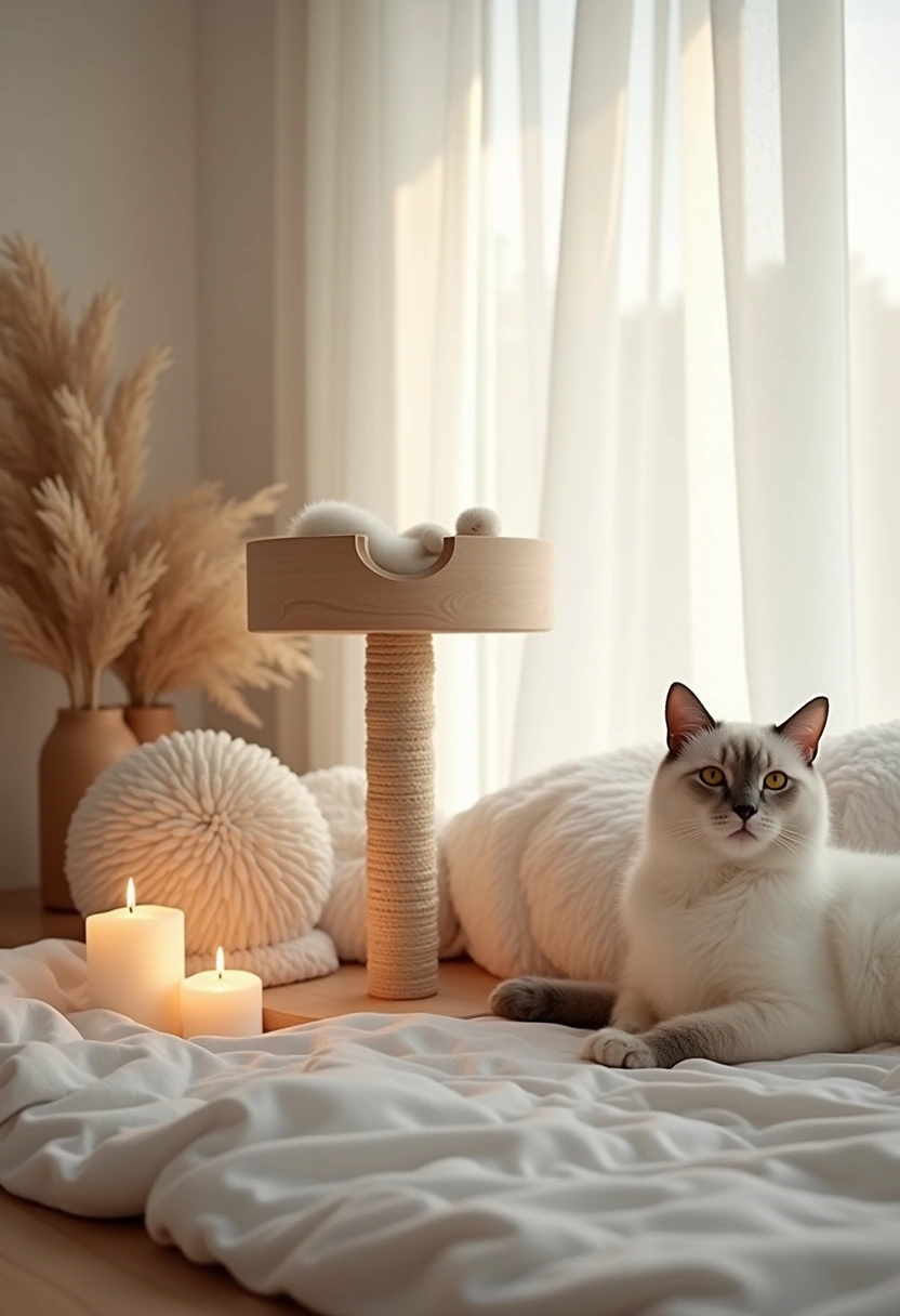 diy cat tower ideas 17