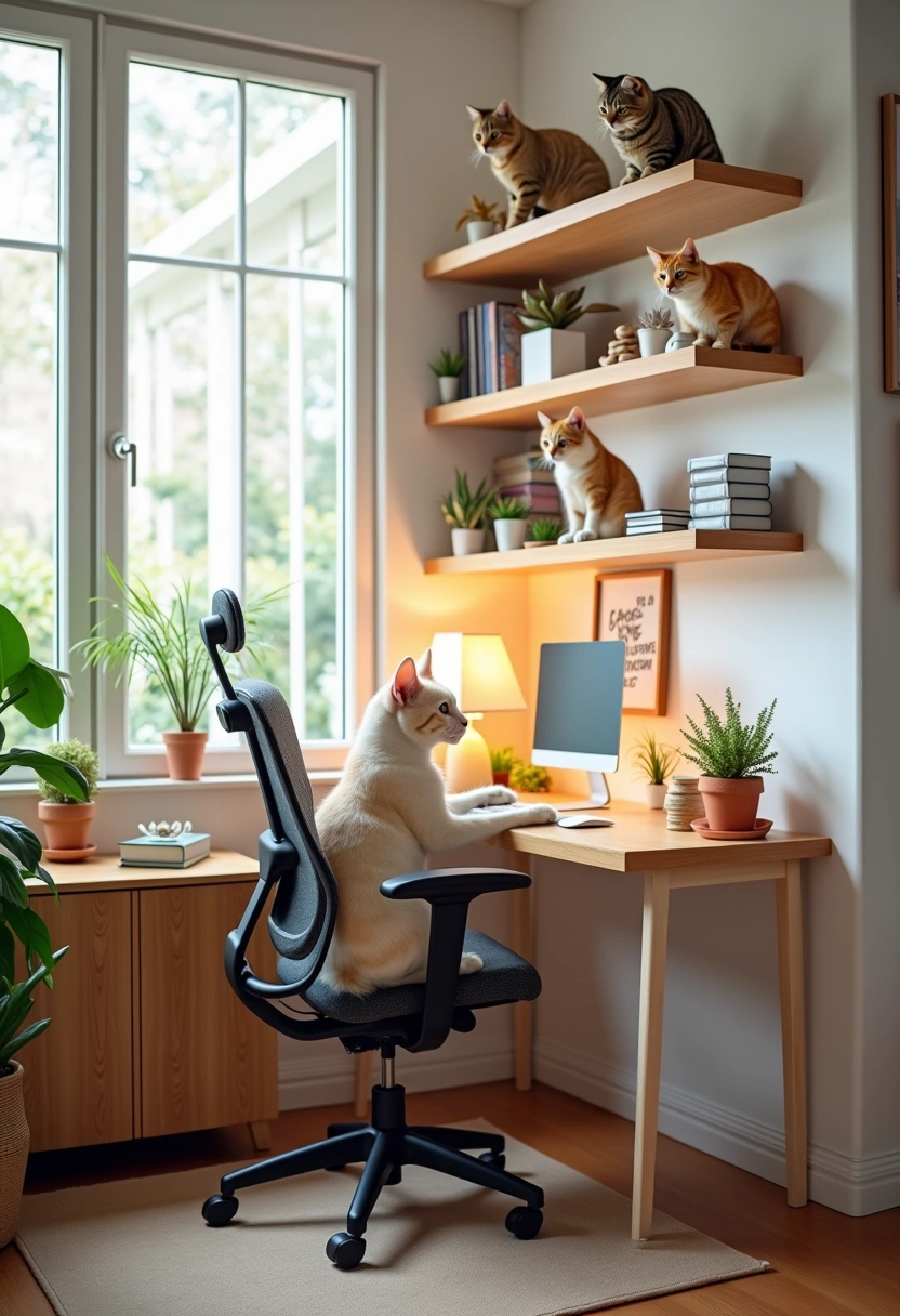 diy cat wall ideas 19