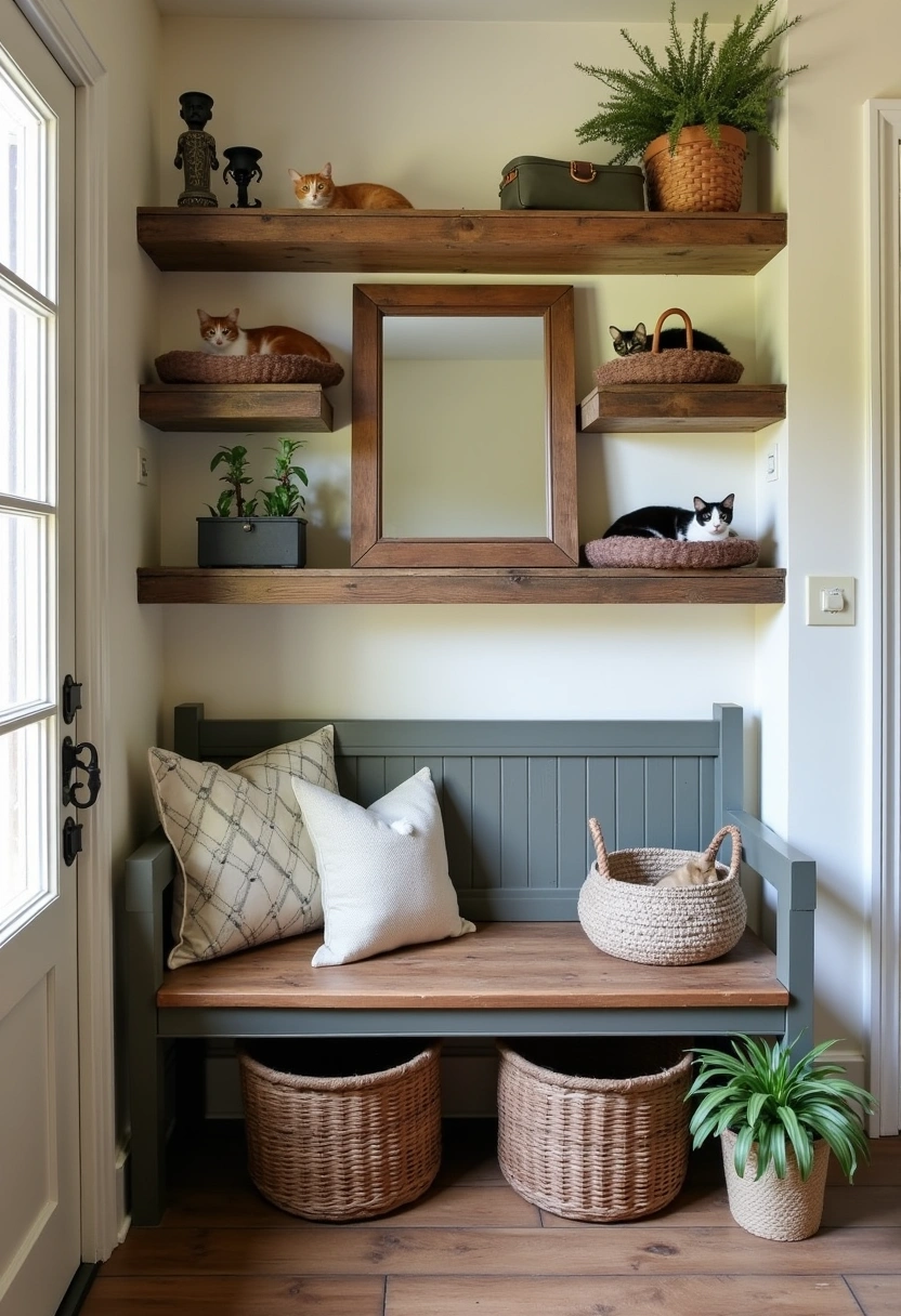 diy cat wall ideas 5