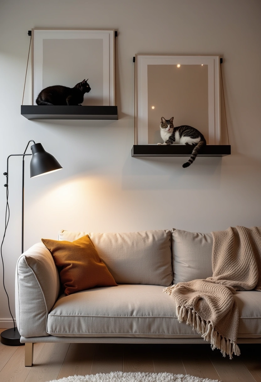 diy cat wall ideas 7