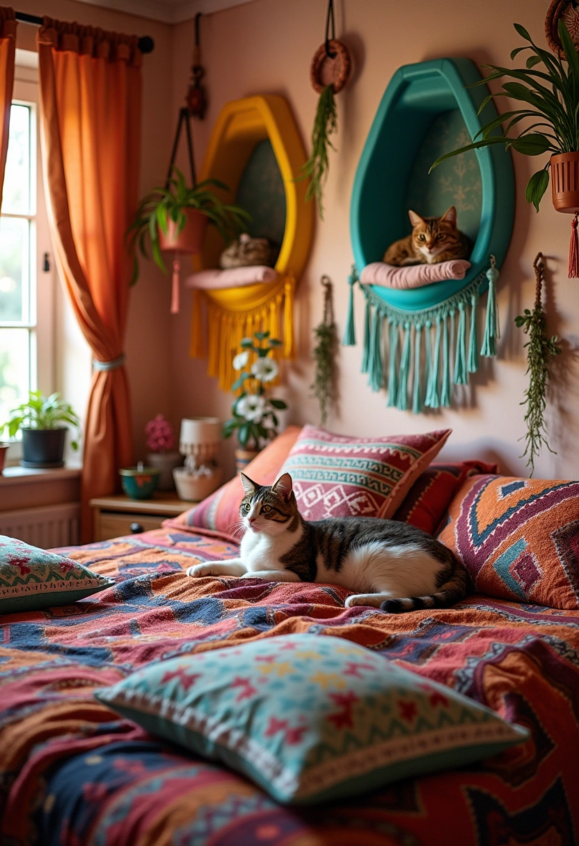 diy cat wall ideas 8