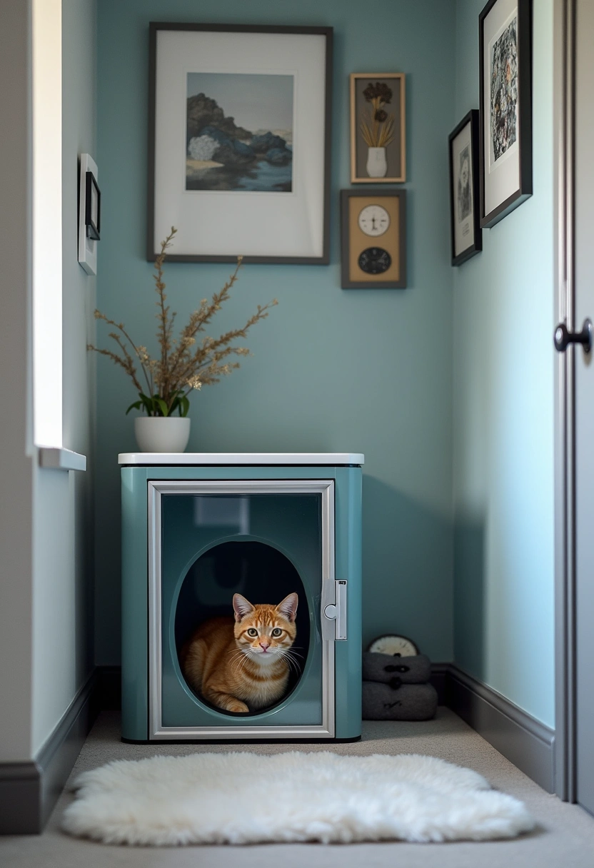 garage cat litter box ideas 11