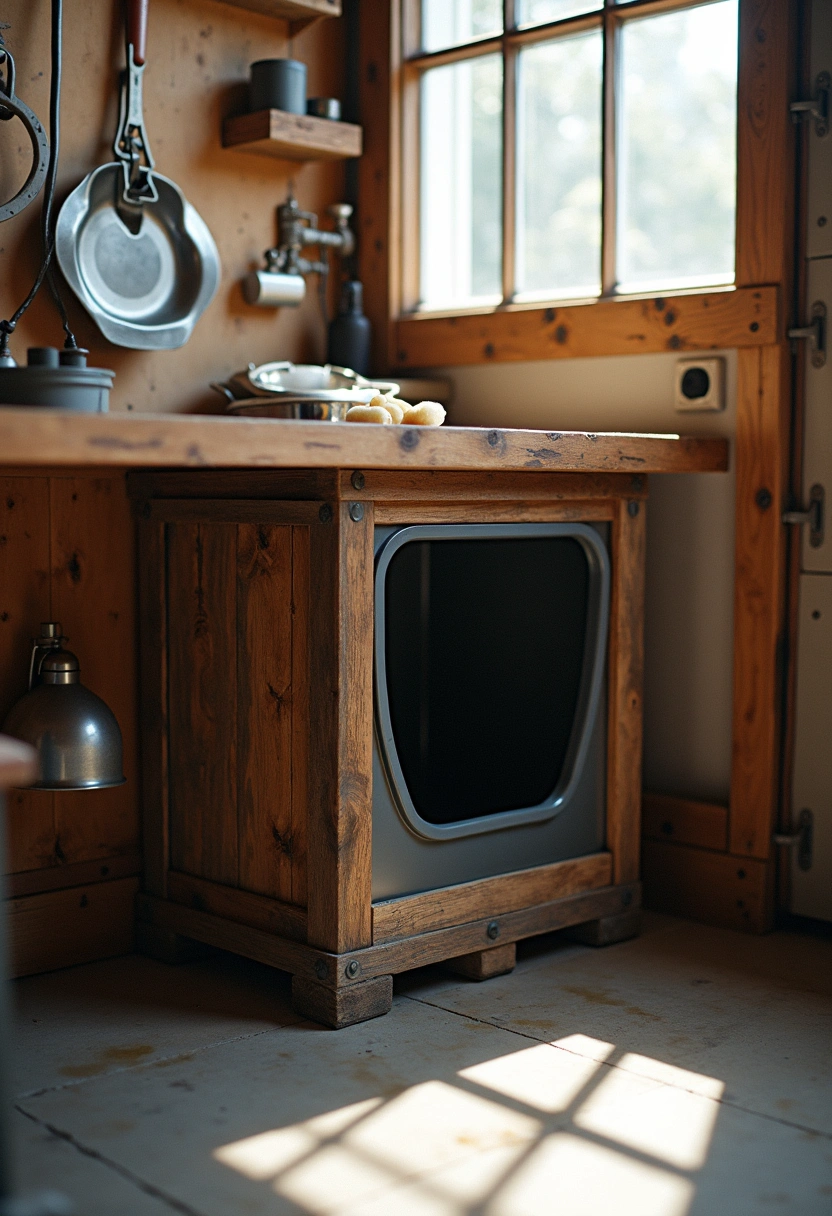 garage cat litter box ideas 2