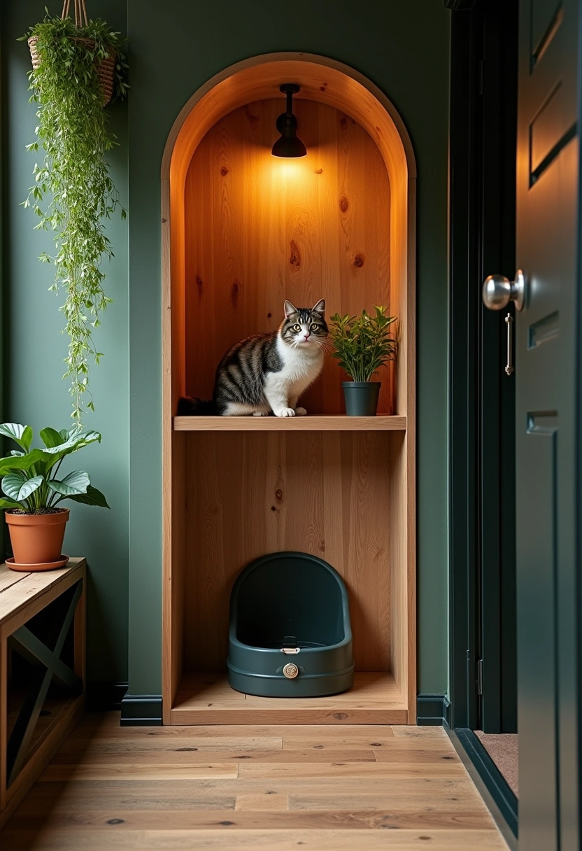 garage cat litter box ideas 7