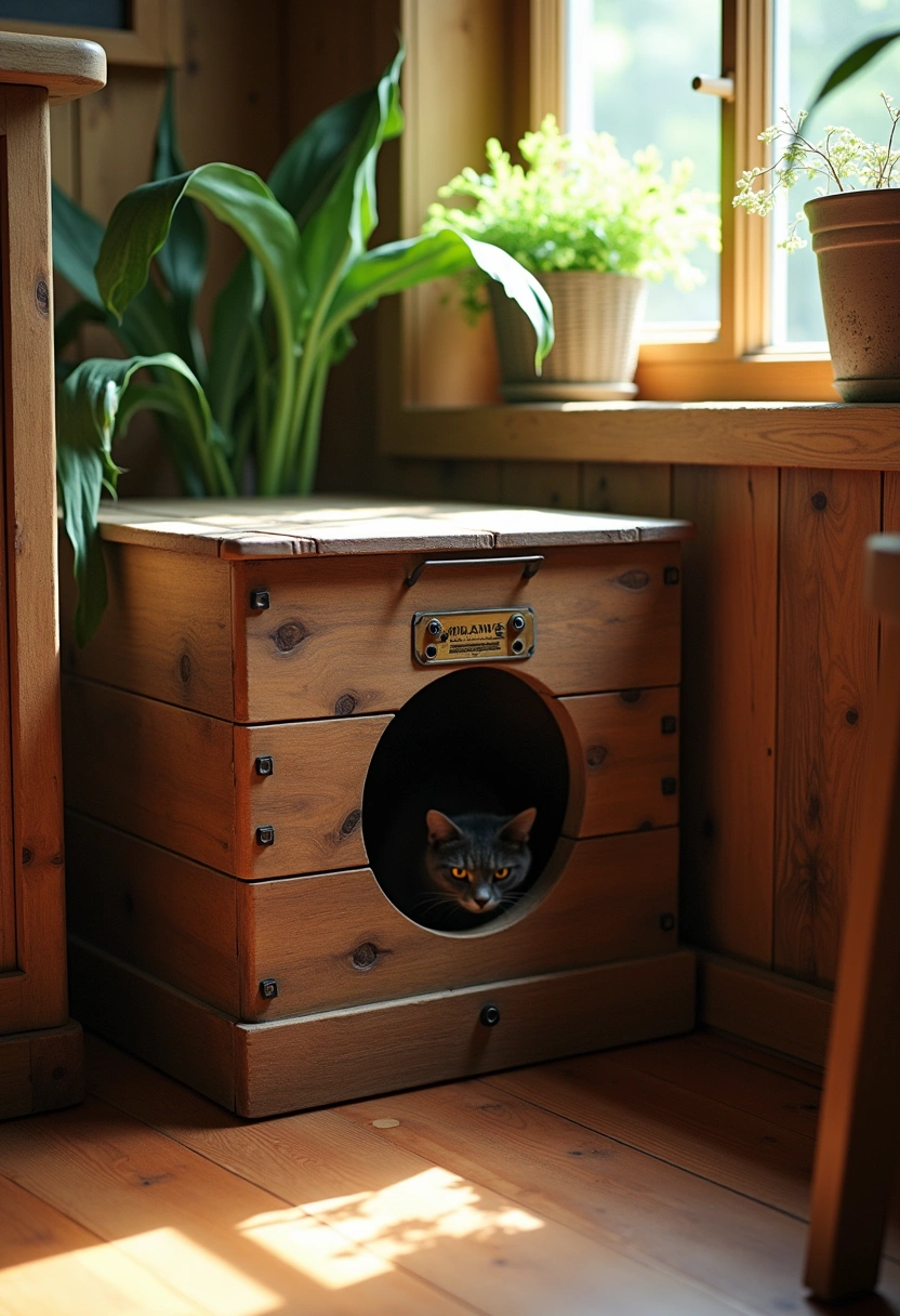 garage cat litter box ideas 8