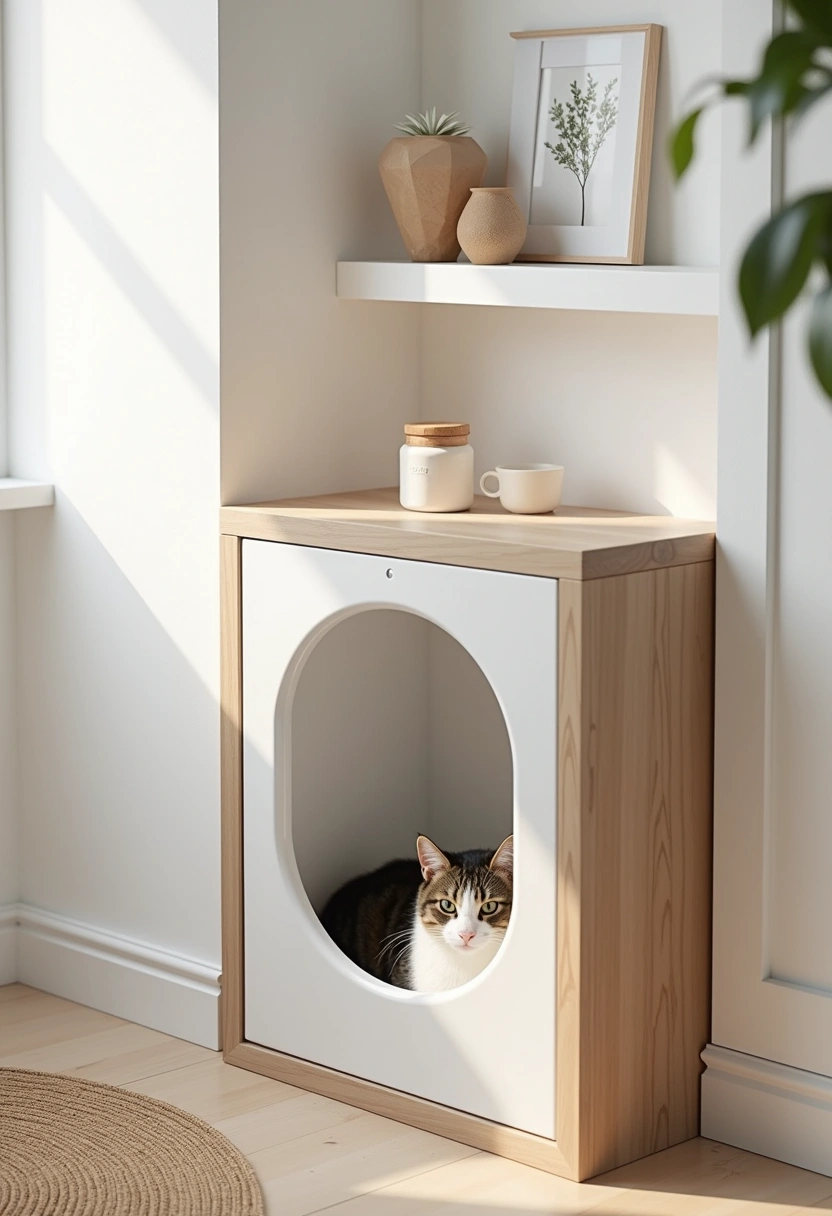 garage cat litter box ideas 9