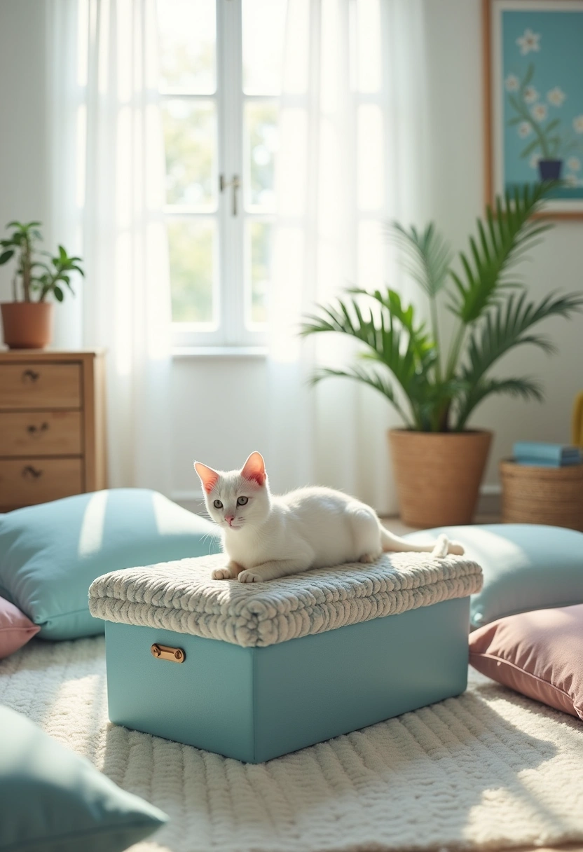 hidden cat litter box ideas 17
