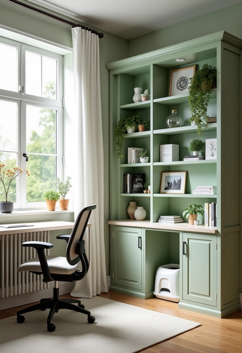 hidden cat litter box ideas 3