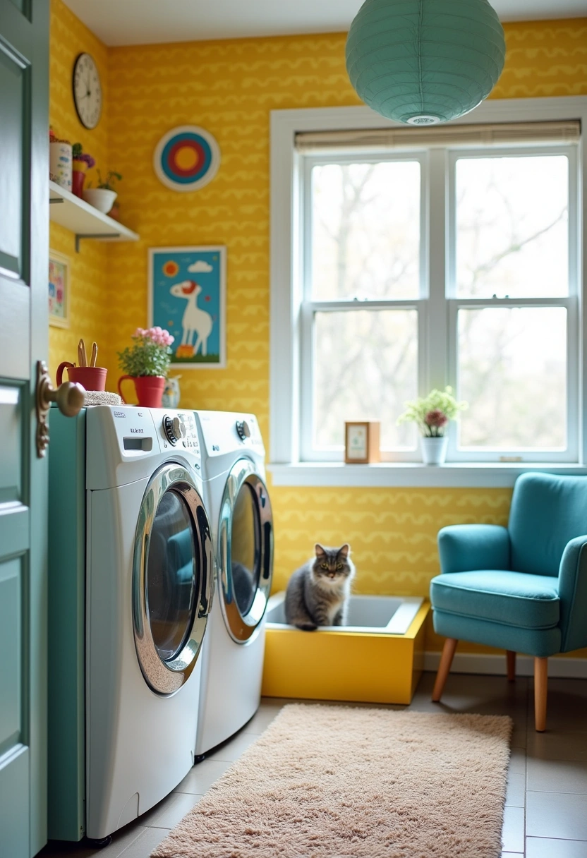 laundry room cat litter box ideas 10