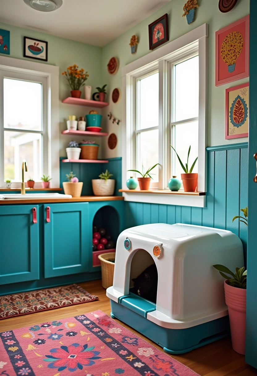 laundry room cat litter box ideas 4