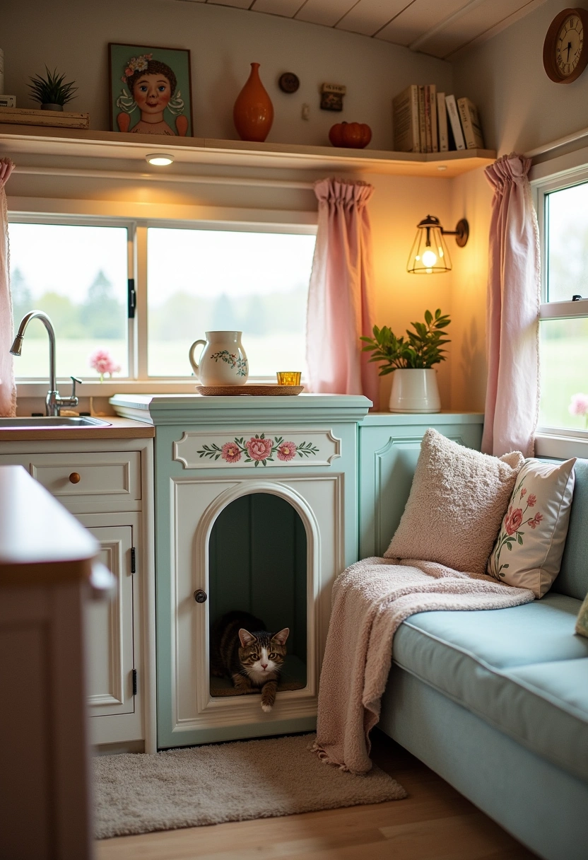 rv cat litter box ideas 19
