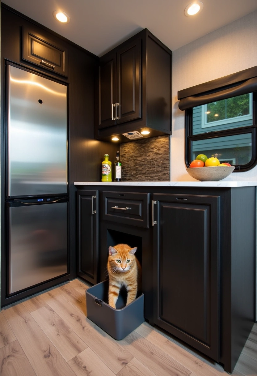 rv cat litter box ideas 5