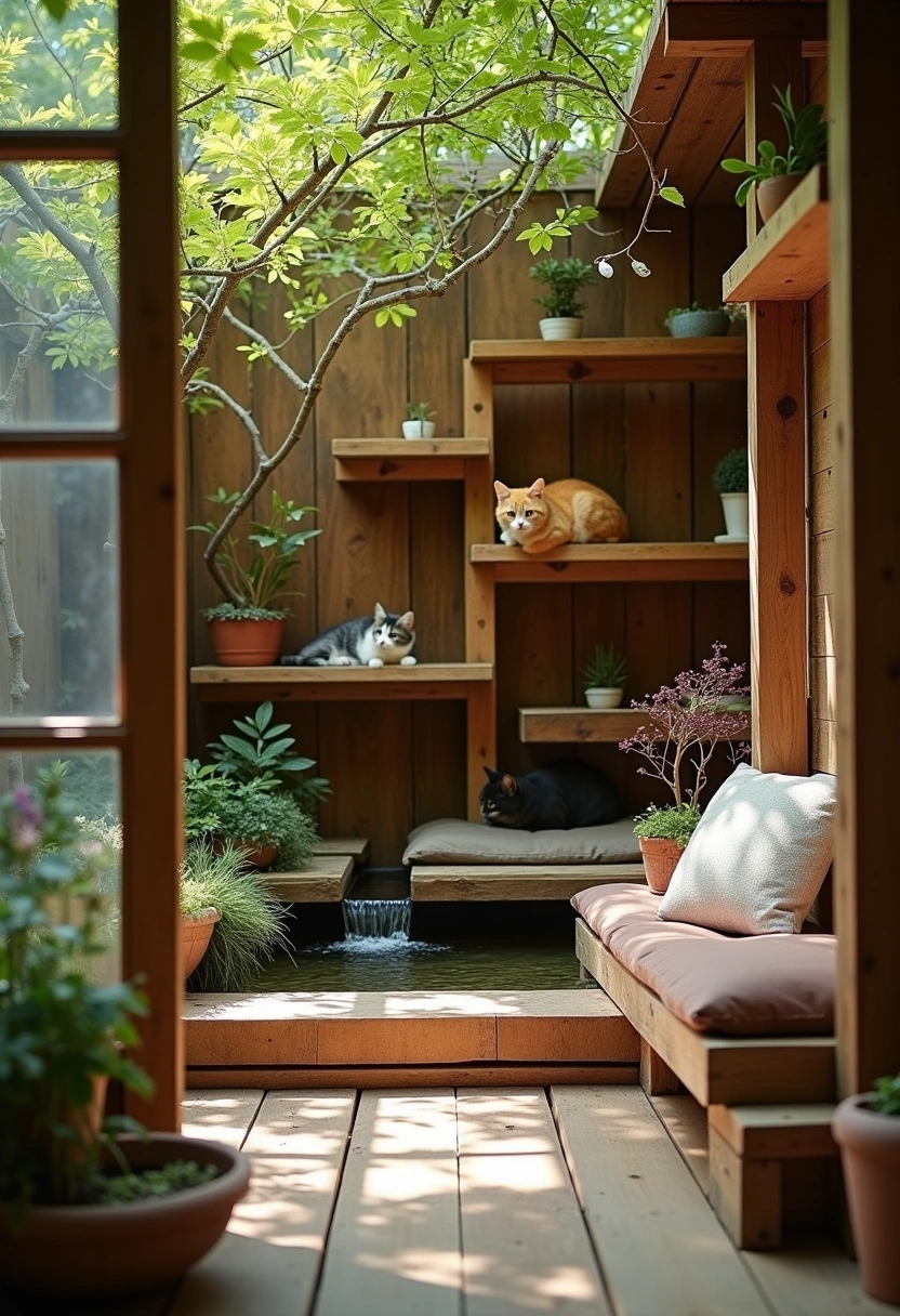 small catio ideas cat 2