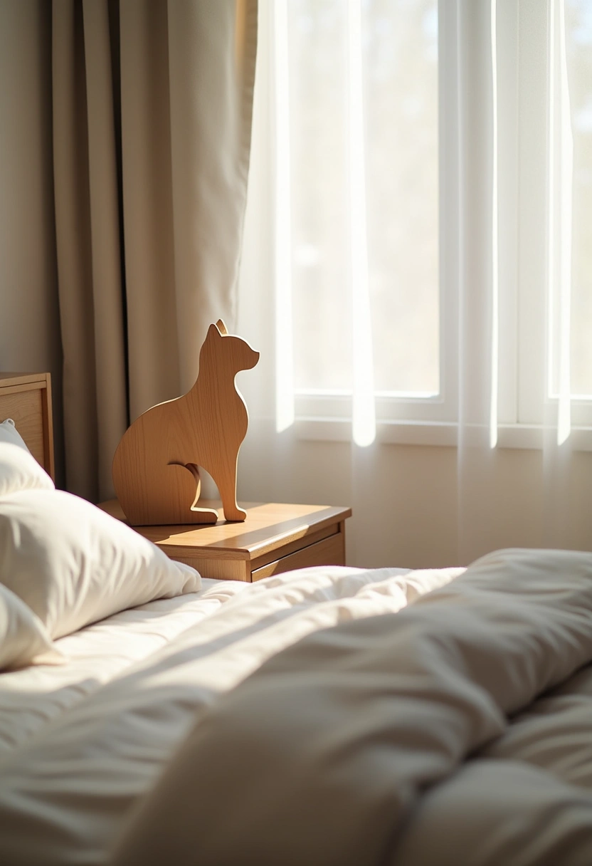 wooden cat decor 12