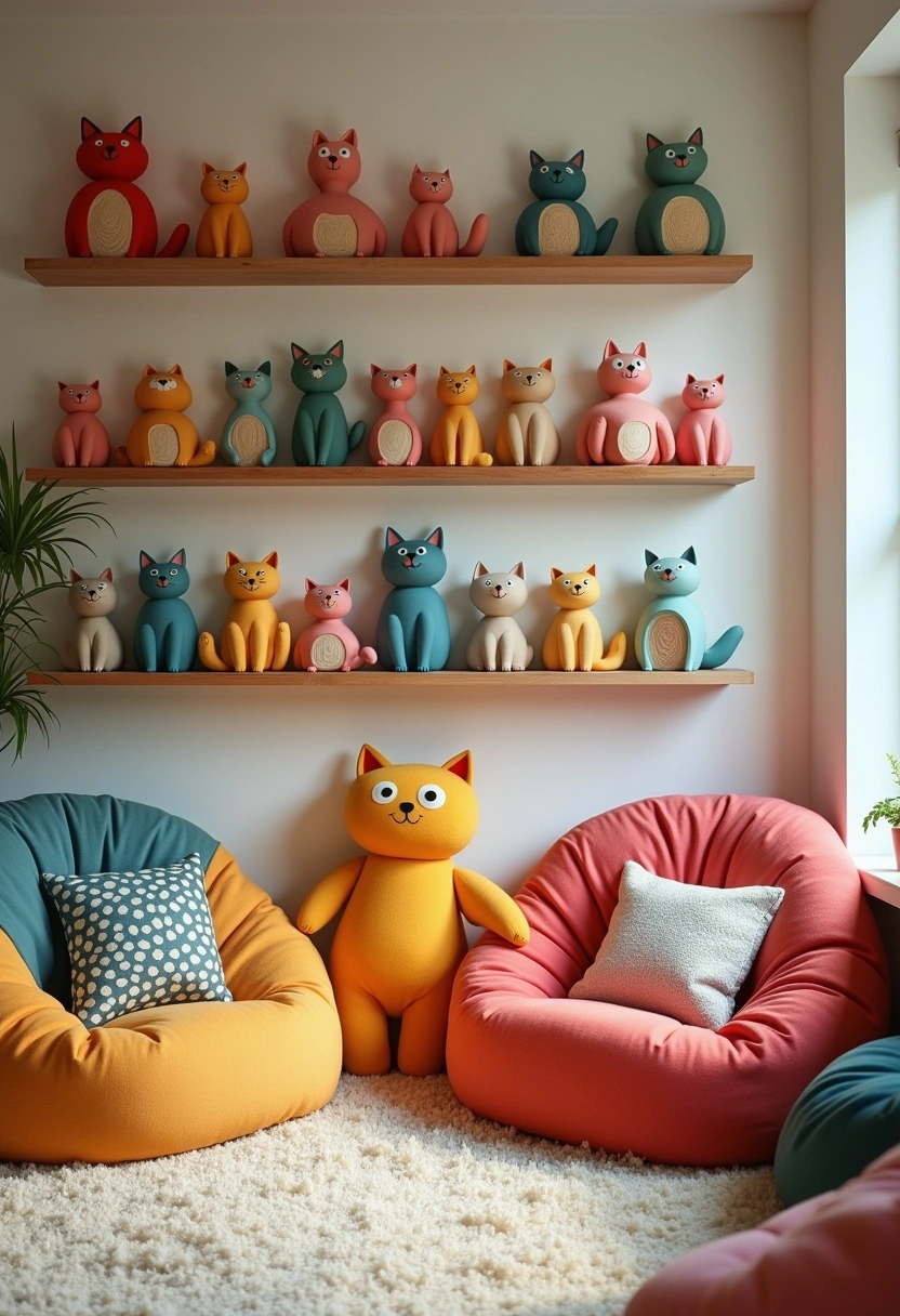 wooden cat decor 18