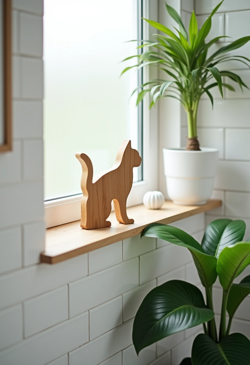 wooden cat decor 2